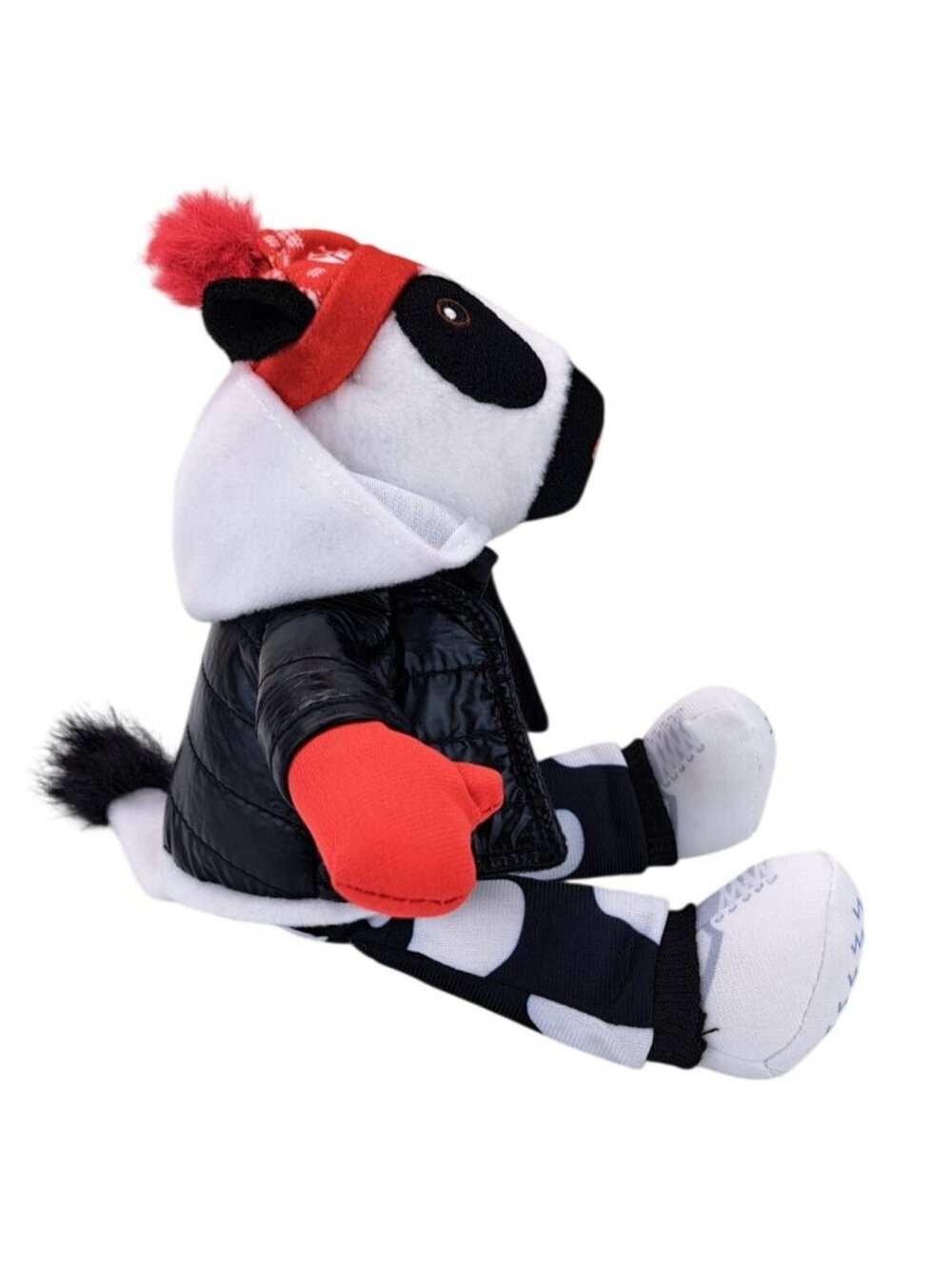 Chick-Fil-A Plush Cow Toy Eat Mor Chikin Hoodie Red Beanie Puffer Jacket Limited - Picture 4 of 13